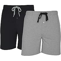 Hanes Men's 2 Pack Jersey Cotton Knit Tagless Sleep & Lounge